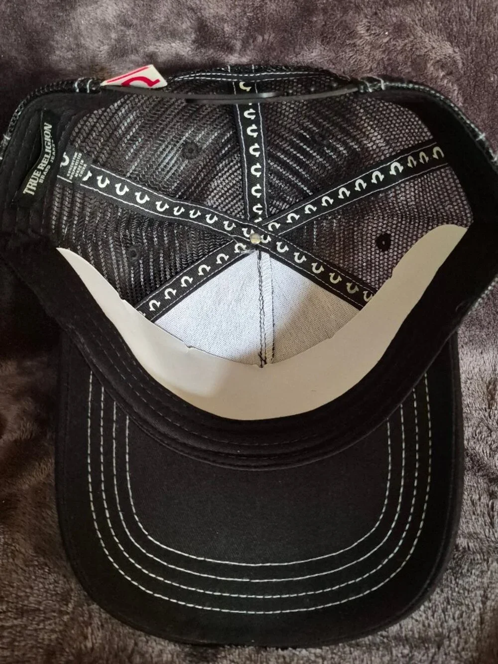 Trucker Cap True Religion World Tour 02 Stitched Trucker Cap Jet Black